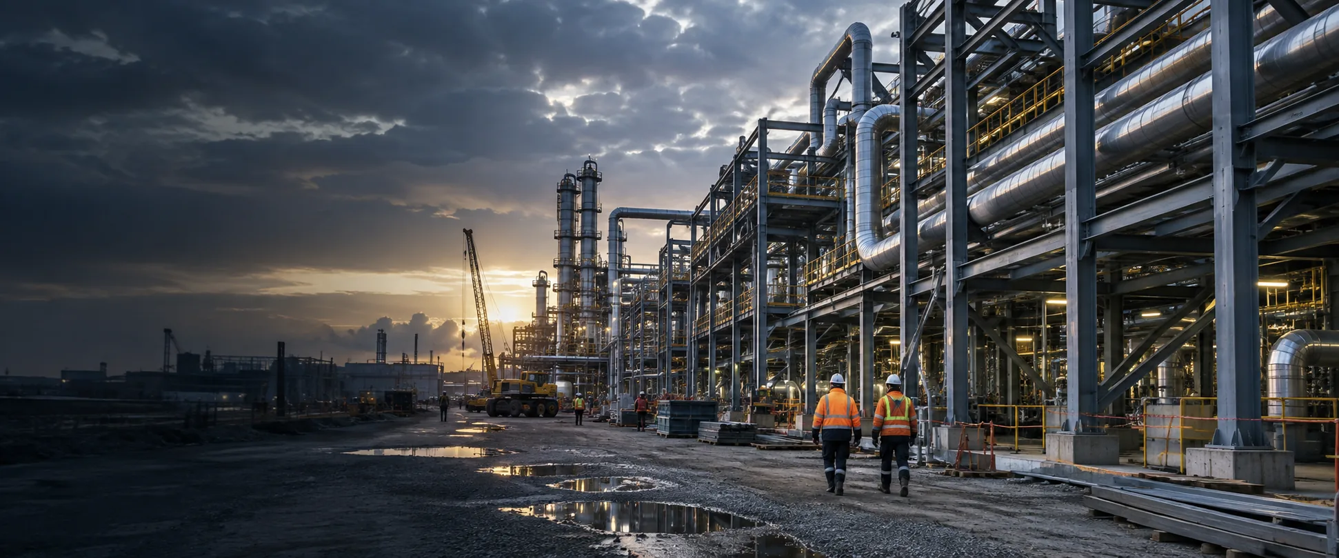 Industrial plant and engineering installation