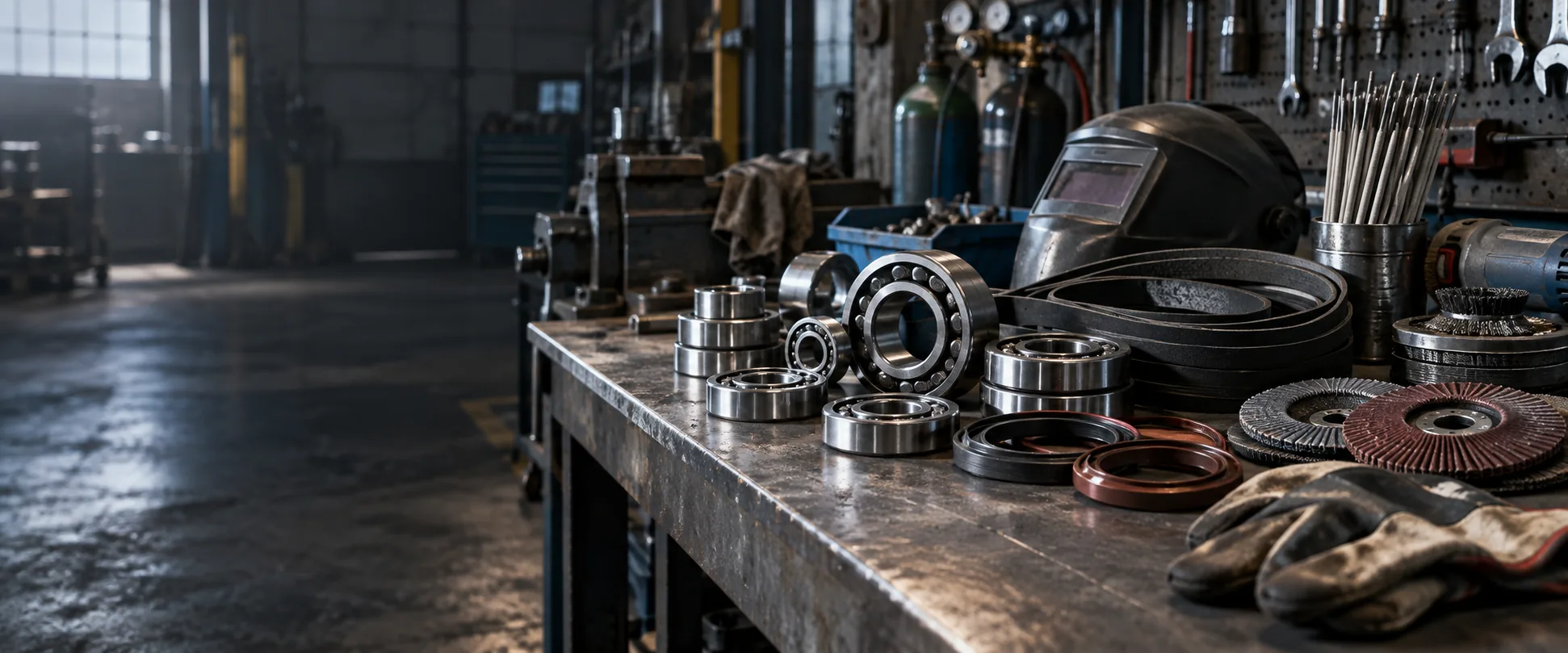 Industrial components and maintenance materials