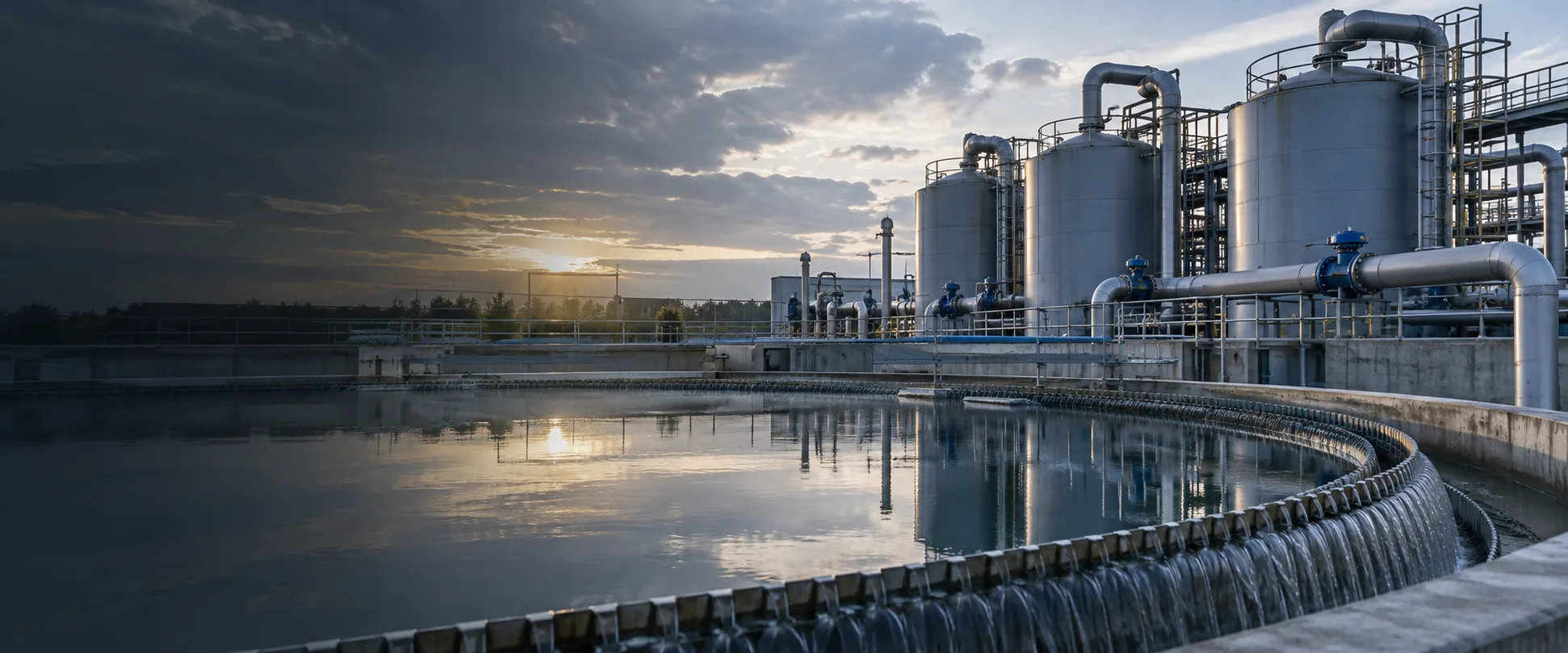 Water treatment and filtration installation